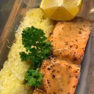 Salmon Steak Spumante