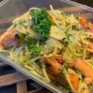 Spaghetti Gamberetti Aglio Olio
